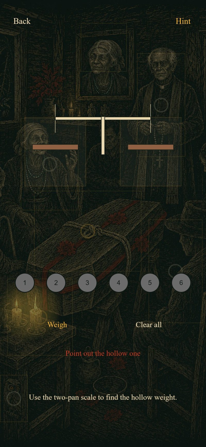 A balance puzzle in MATINTA