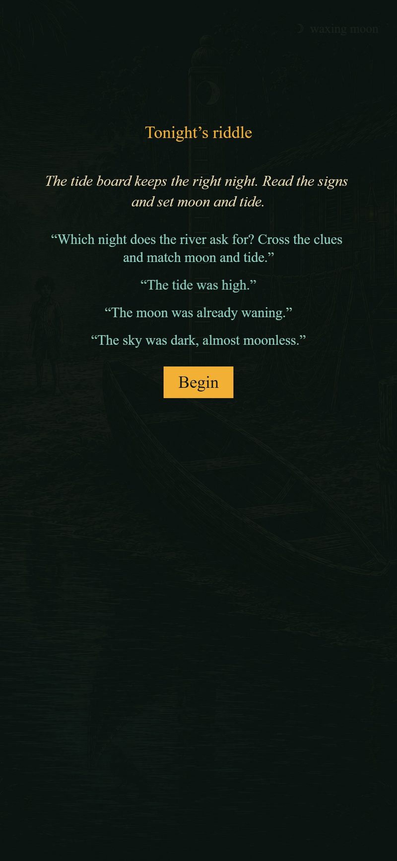 The daily riddle mode